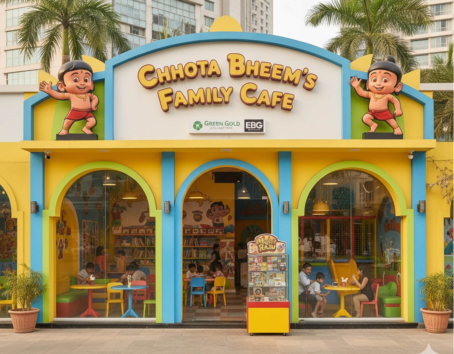 Chhota Bheem Cafés family restaurant
